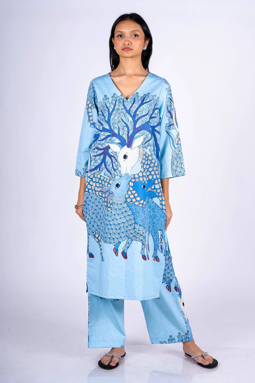 Gond Hiran Kurta Set