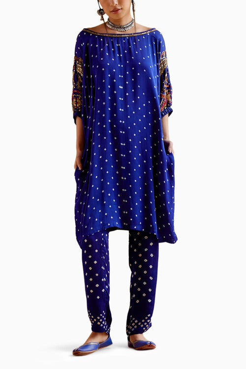Indrina Blue Kurta Set