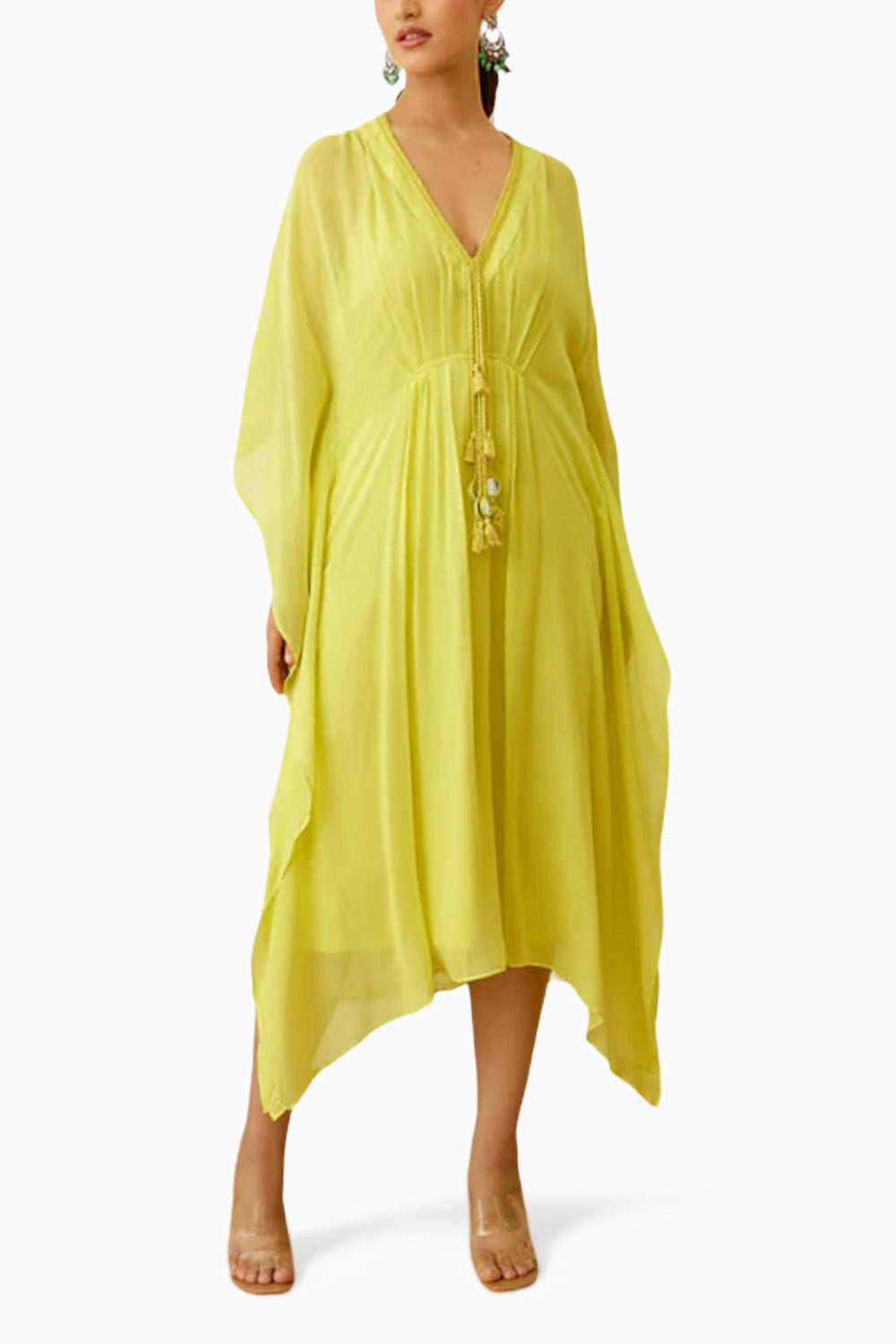 Ochre Kaftan Set