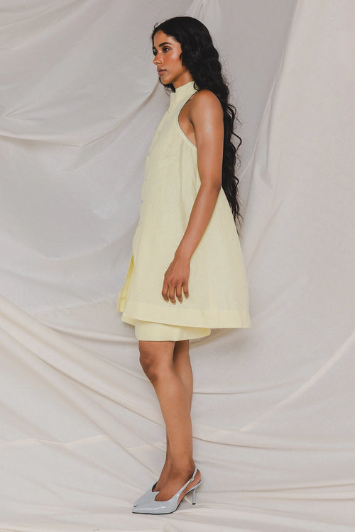 Amber Yellow Halter Top