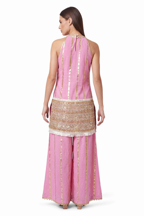 Ivara Halter Sharara Set