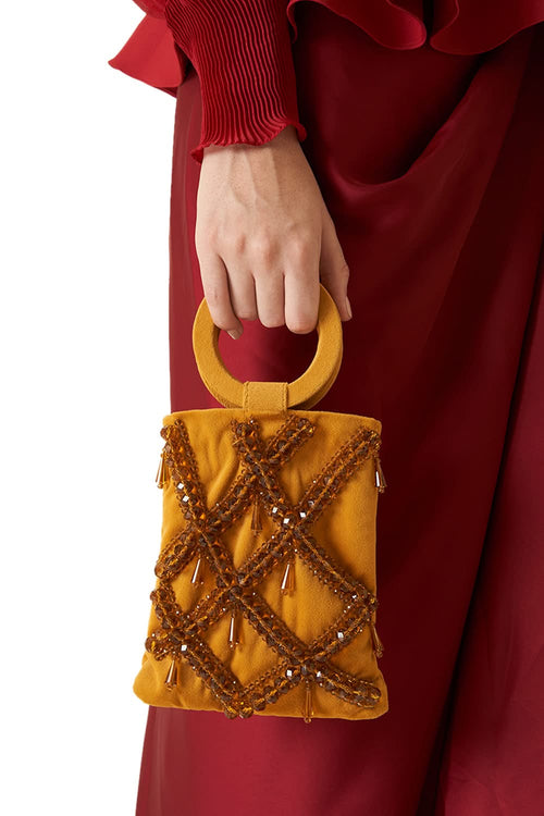 Marilyn Yellow Luminaire Bag
