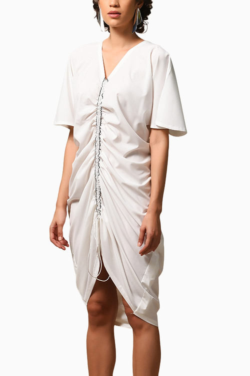 Echo Loose Tie Up Dress