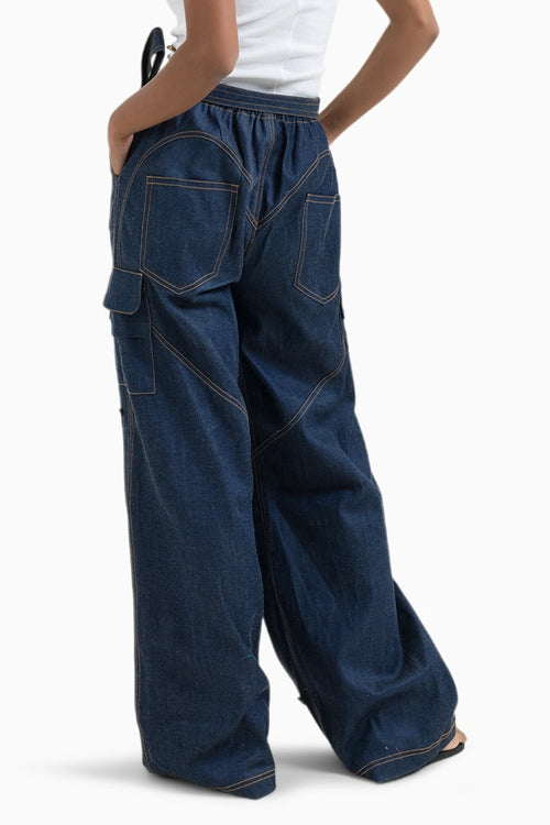 Gem Heart Denim Pants