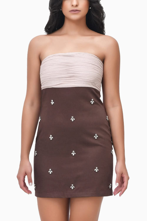 Midnight Snack Brown Dress
