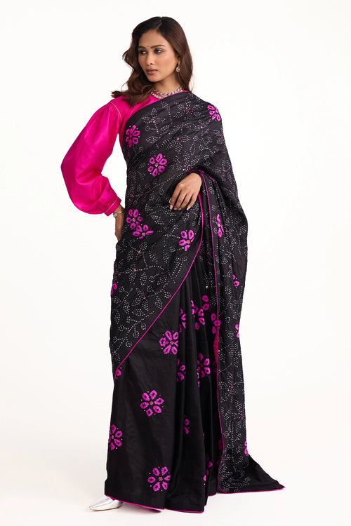 Black Nsyhaa Saree