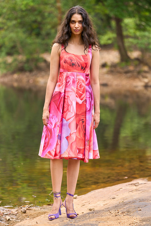 Floral Flare Dress