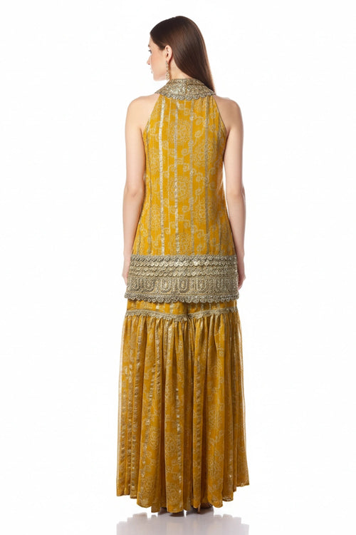 Solara Halter Sharara Set