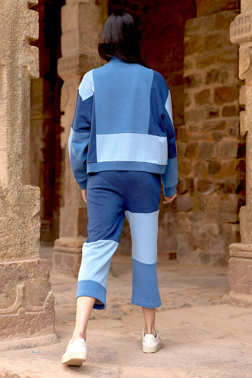 Indigo Blocked Track Suit