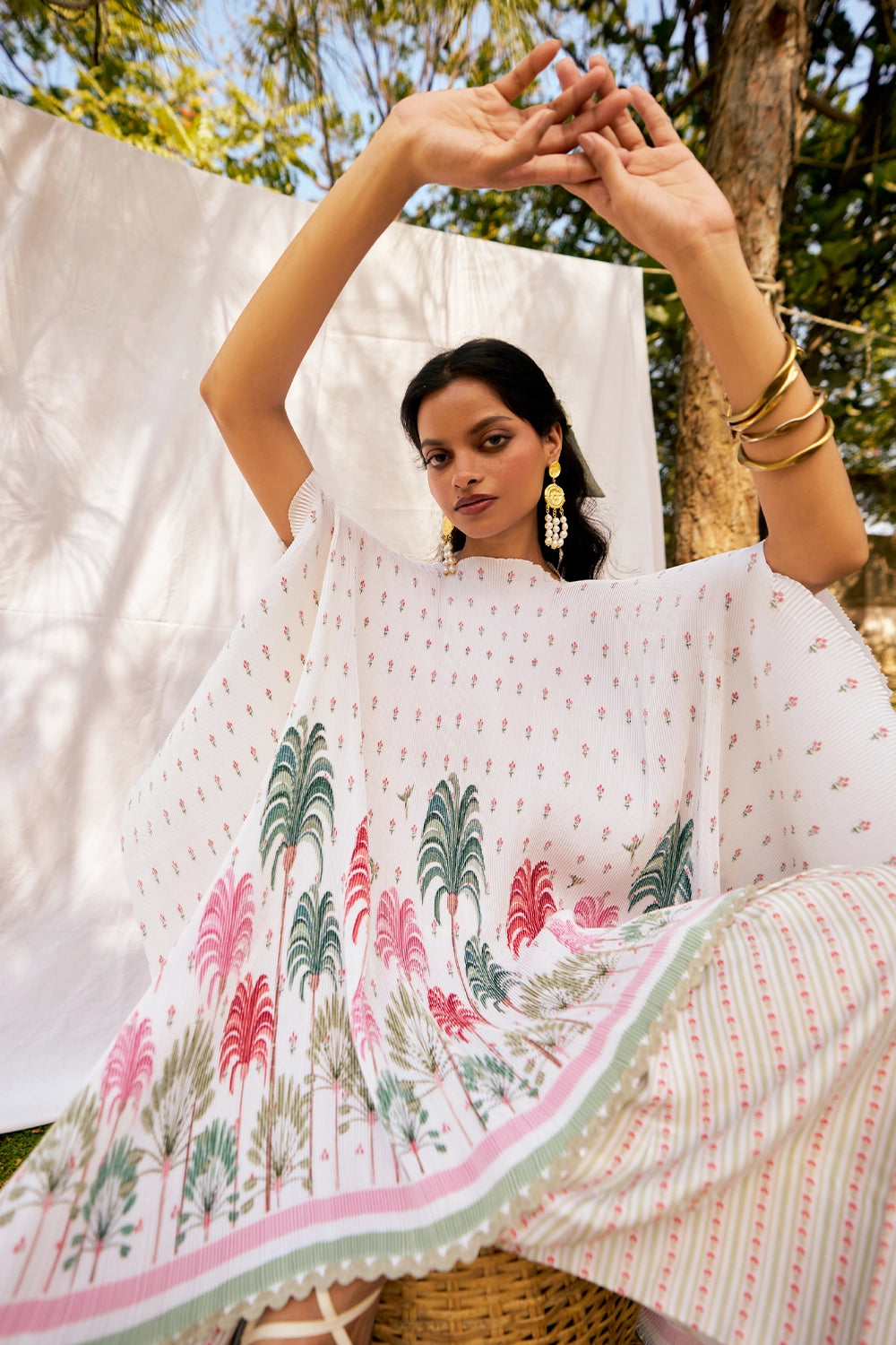 Pomme Sauvage Vanille Kimono Cape and Trouser Set