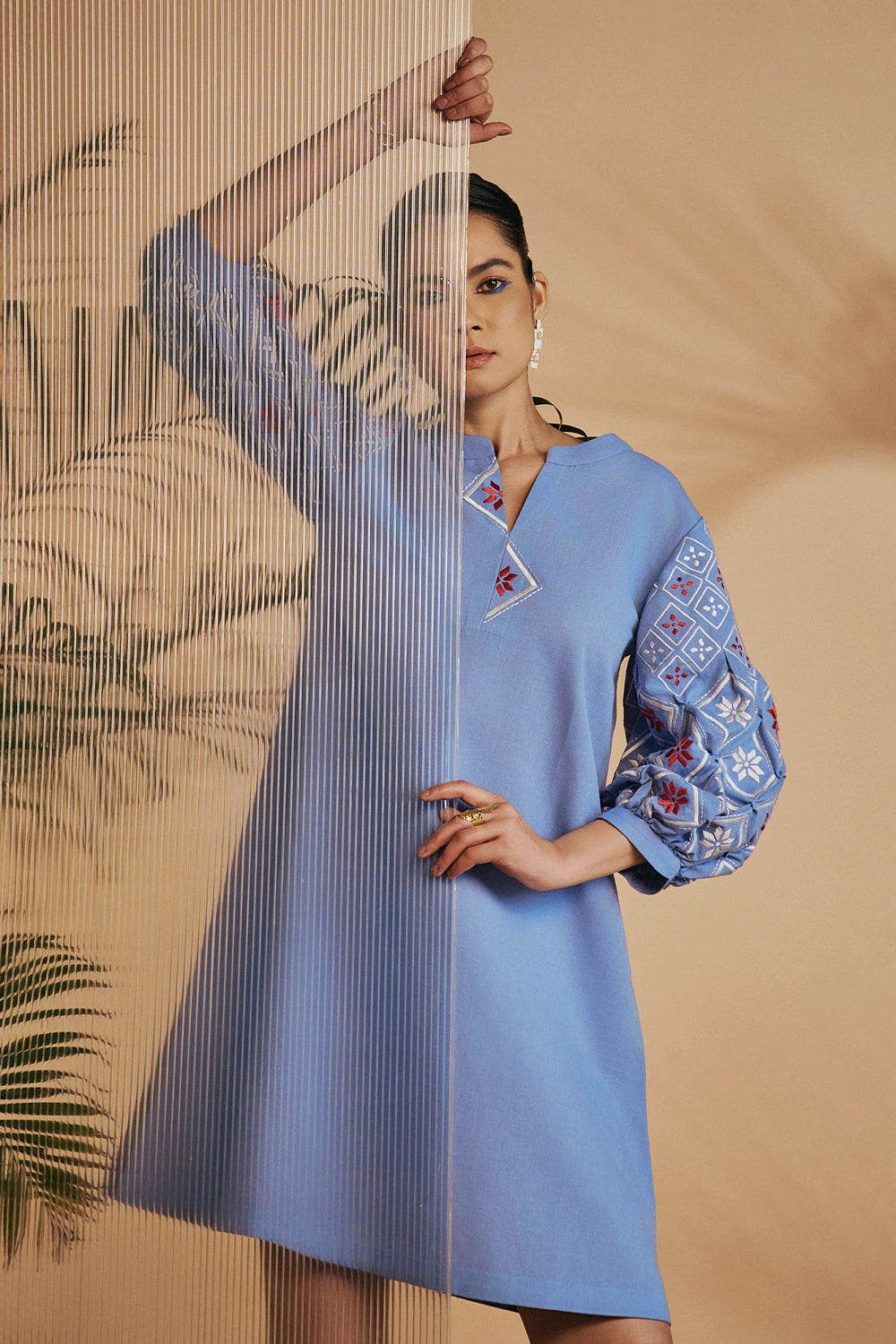Blue Rainforest Tunic Dress