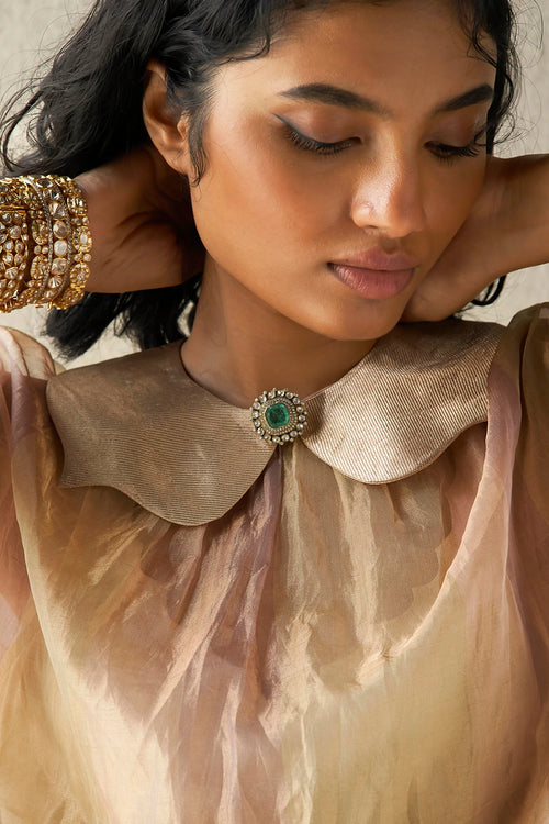 Durru Pachranga Tissue Dress