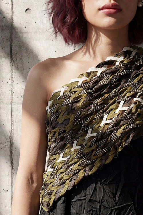 Magnolia One Shoulder Drape Maxi Dress