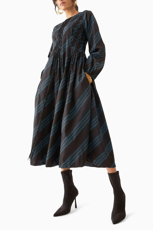 Hazel Black Dress