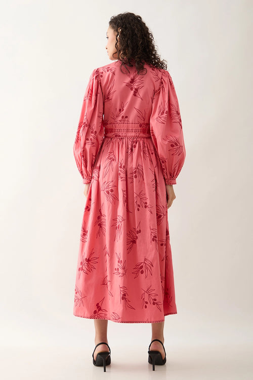 Solace Salmon Dress