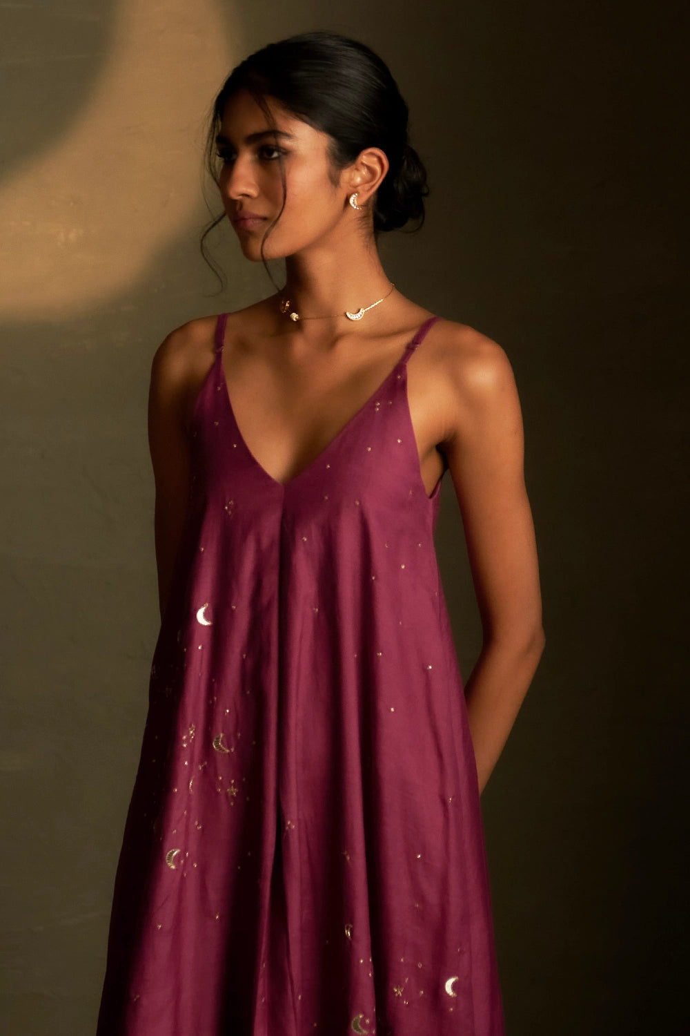 Twilight Magenta Chaand Sitara Dress