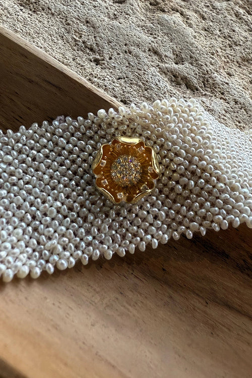 Pearl Flower Choker