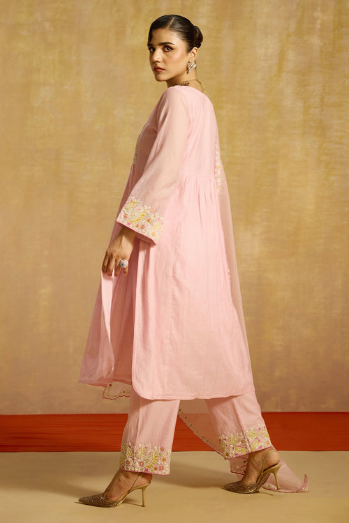 Gazal Pink Suit Set