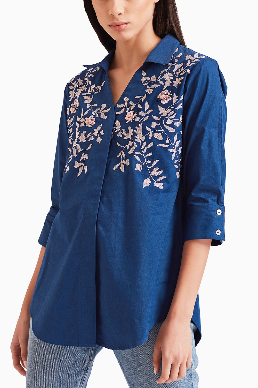 Persian Blue Pine Shirt