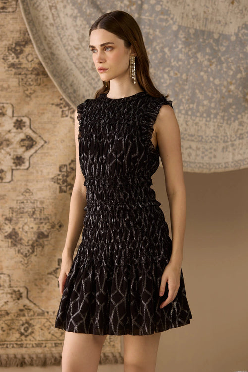 Amelia Black Mini Dress