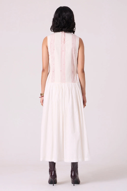 Fyodor Red Stripe Maxi Dress