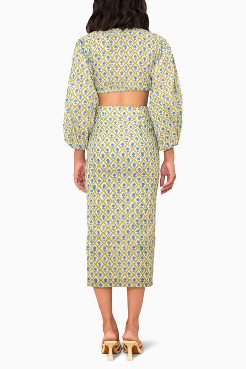 Athens Handblouse Blouse & Skirt Set