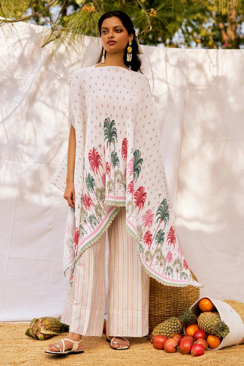 Pomme Sauvage Vanille Kimono Cape and TrouserÂ Set