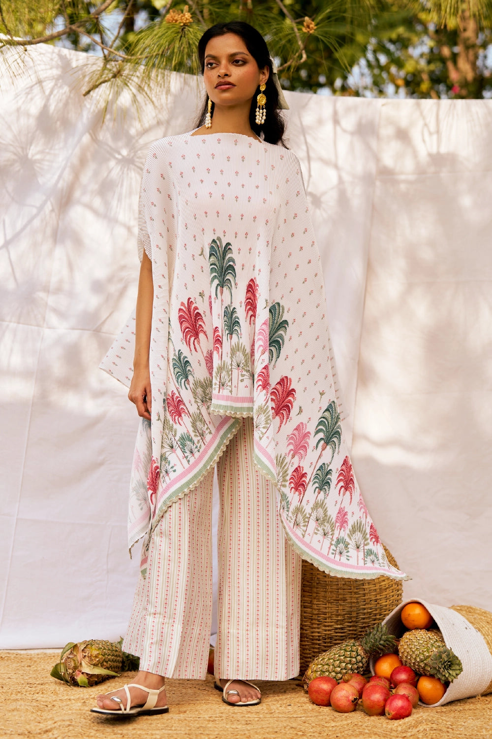 Pomme Sauvage Vanille Kimono Cape and Trouser Set