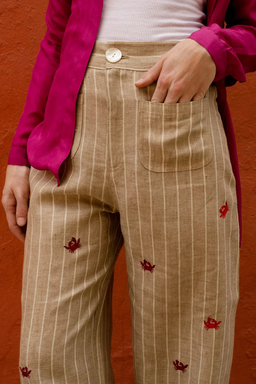 Crab Linen Trousers