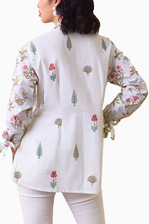 Wanderlust Printed Cotton Blouse
