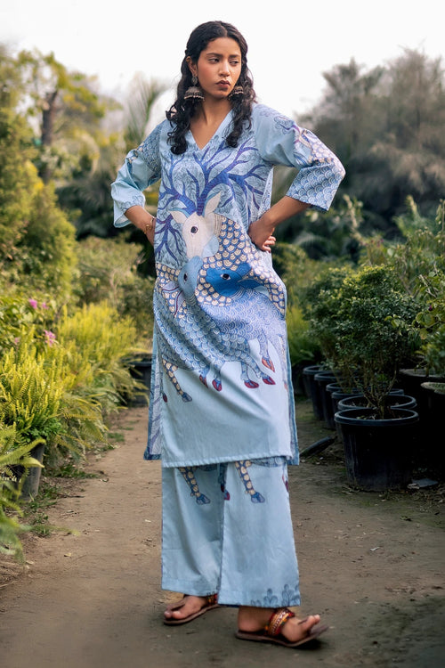 Gond Hiran Kurta Set