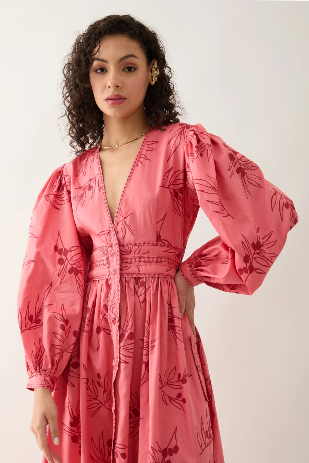 Solace Salmon Dress