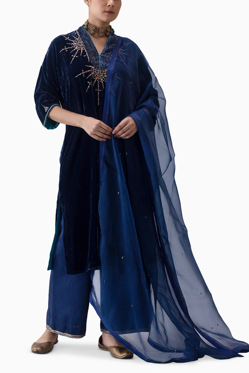 Indigo Jokhang Dupatta