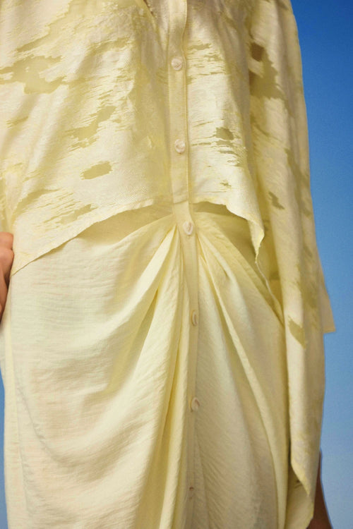 Lime Yellow Irene Kaftan Dress