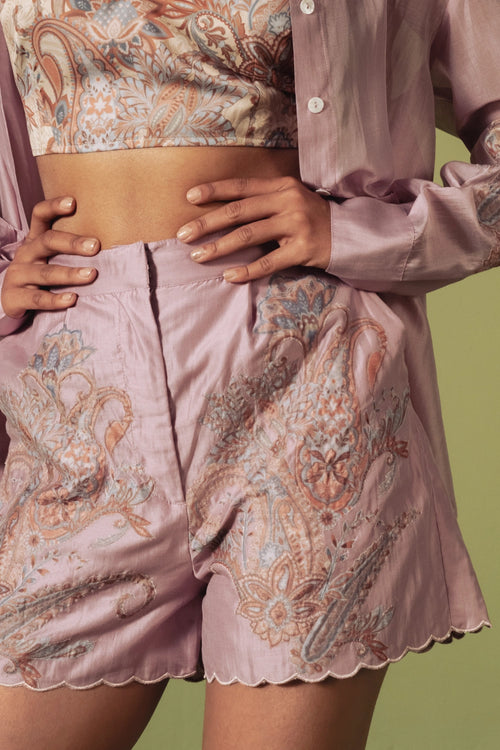 Rose Paisley Trio Set