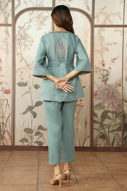 Lake Star Light Kimono Co-ord Set