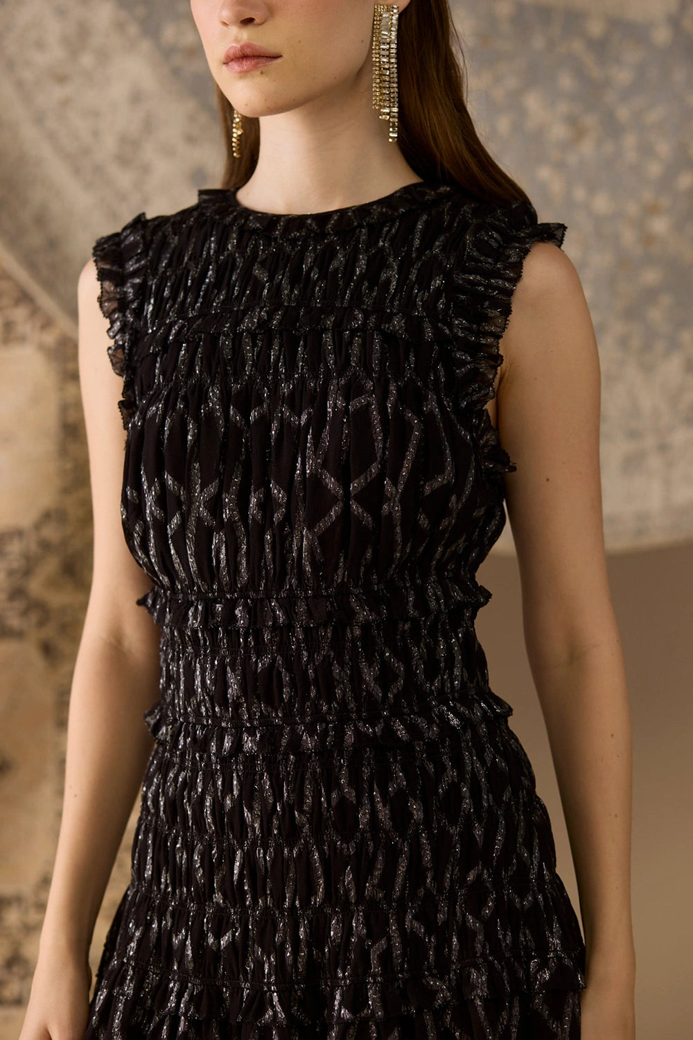 Amelia Black Mini Dress