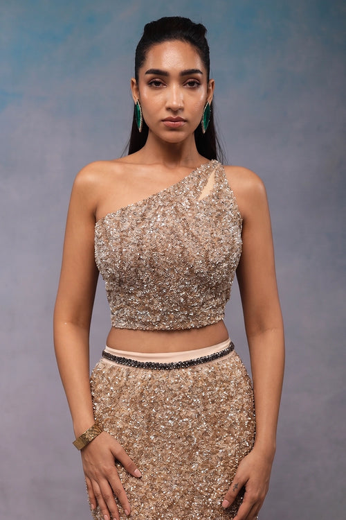 Gold Ombre Top