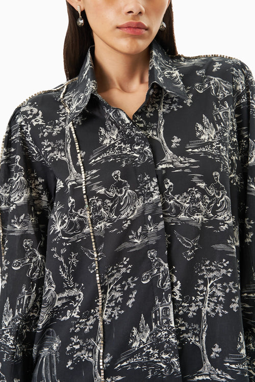 Mystic Castle Emembellished Shirt
