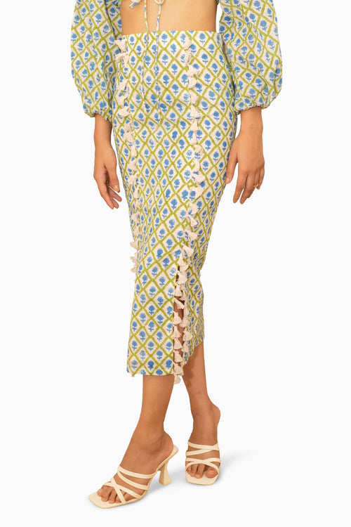 Athens Handblouse Blouse & Skirt Set