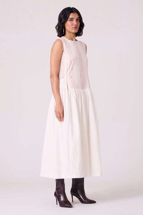Fyodor Red Stripe Maxi Dress