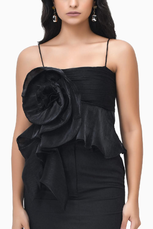 Forget Me Not Black Top