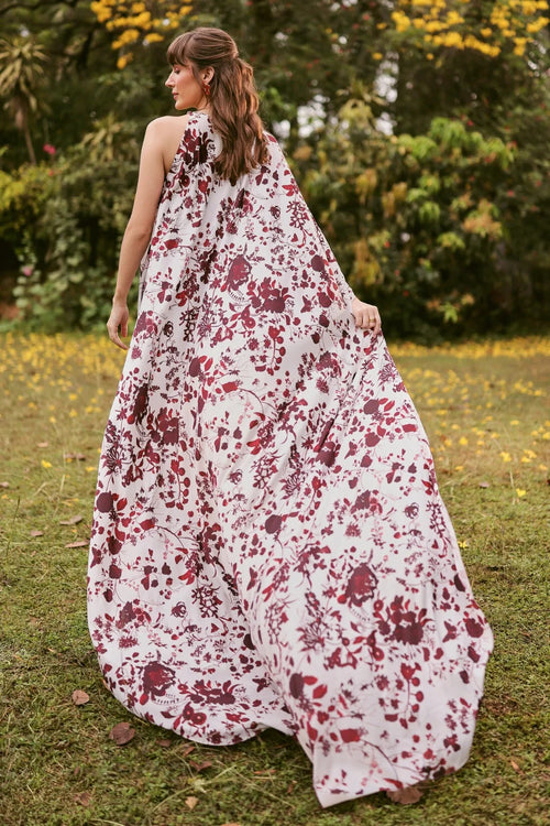 Julia High-Low Printed Dress
