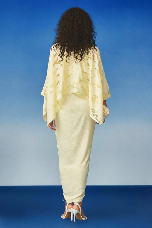 Lime Yellow Irene Kaftan Dress