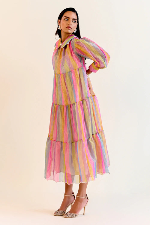Durru Khwaab Pachranga Dress