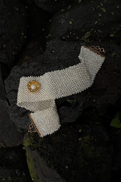 Pearl Flower Choker