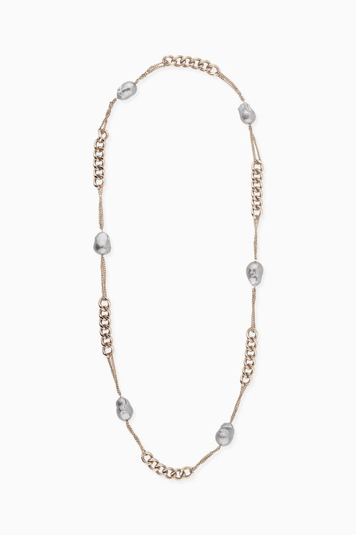 Chrome Blue Baroque Combination Chain