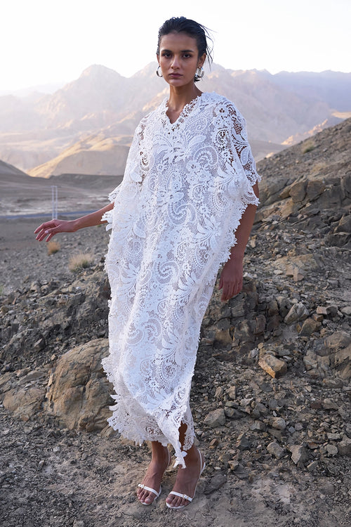 Lace Kaftan Dress
