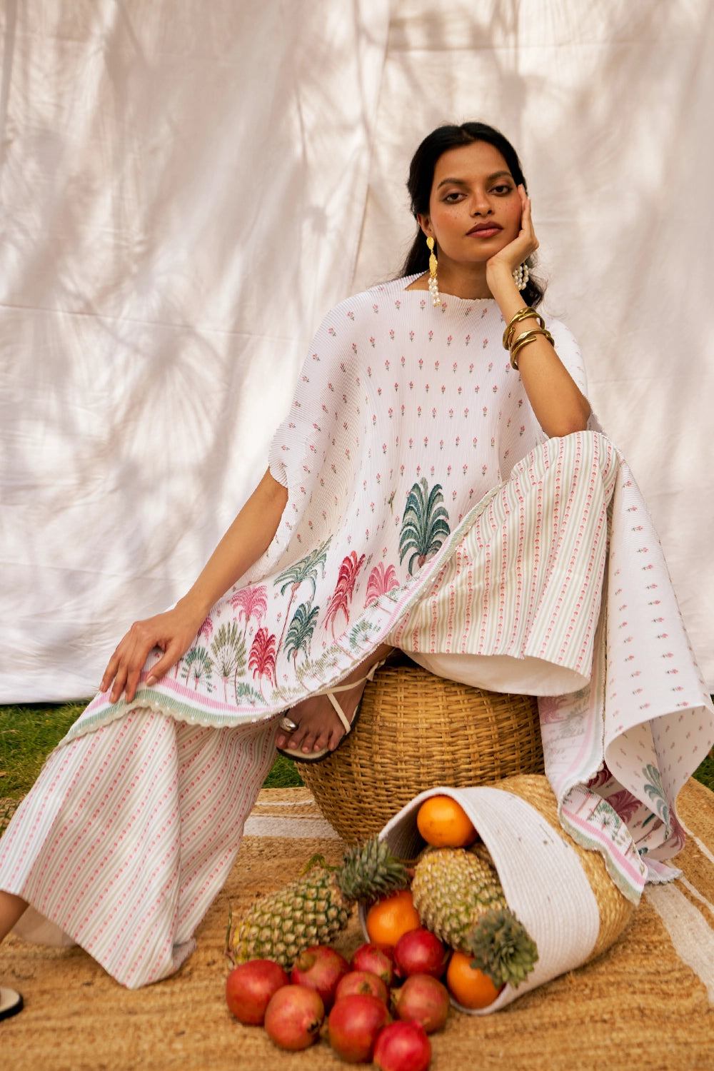 Pomme Sauvage Vanille Kimono Cape and Trouser Set