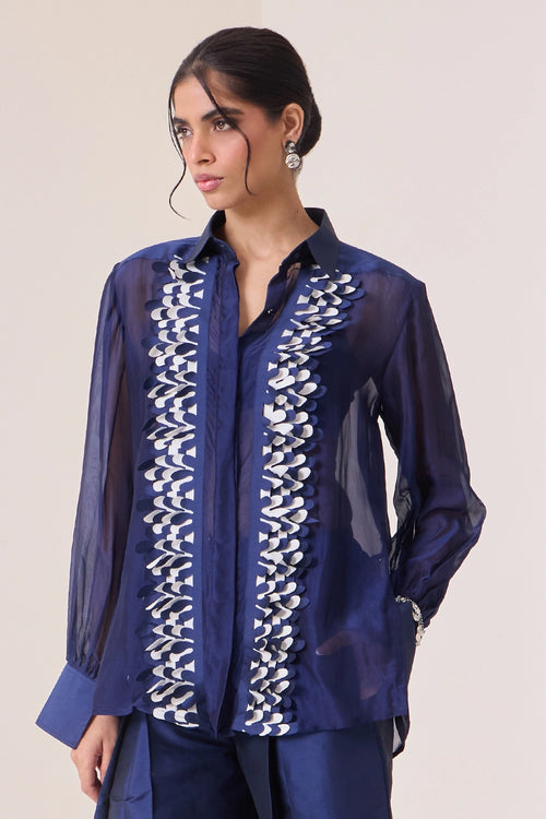 Midnight Art-Cut Shirt